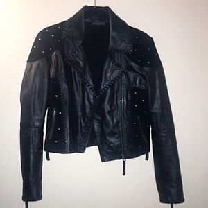 Alexander McQueen leather jacket